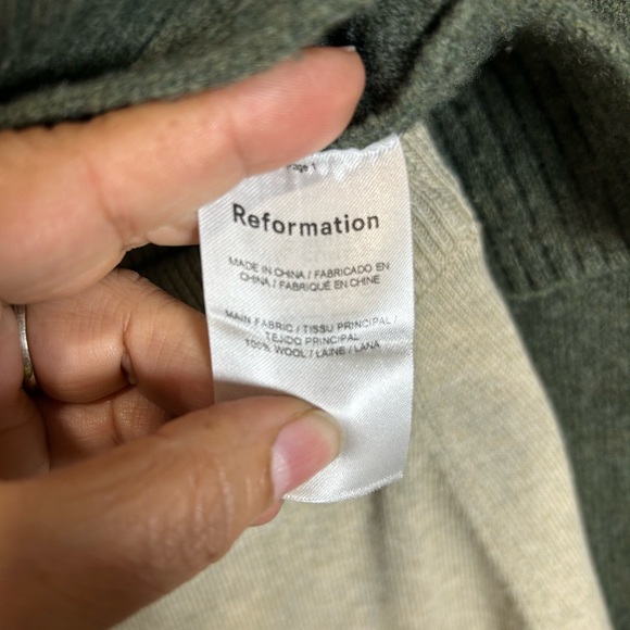 Reformation Olive Crew Neck Sweater - Picture 2 of 3